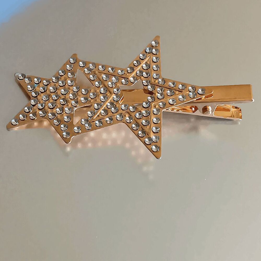 Three Pieces Star Pin Hair Accessory Set - Picture 8 of 13